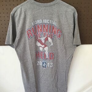 173rd IBCT Airborne “Running of the Herd” T-Shirt 2013 Military Tee